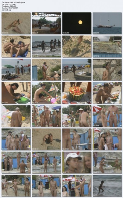 Wideo nudyści na plaży w słonecznej bułgarii film dokumentalny | Video nudists on the beach in Sunny Bulgaria documentary video [Kolekcja Naturyzm]