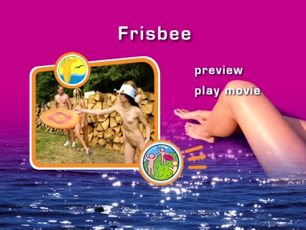 Frisbee - Rodzinny nudyzm wideo DVD na łonie natury | Family nudism DVD video outdoors [Kolekcja Naturyzm]