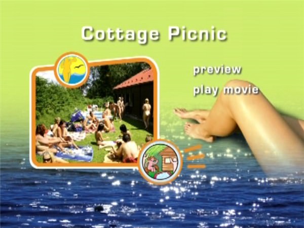 Cottage Picnic - Rodzinny nudyzm wideo DVD | Family nudism DVD video [Kolekcja Naturyzm]