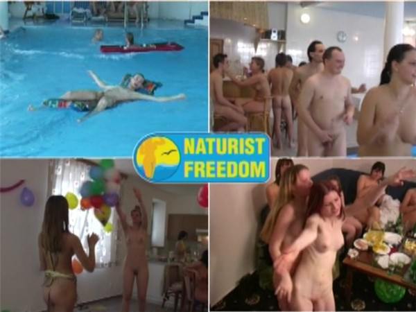 Girls Birthday party - rodzinny nudyzm wideo DVD | Family nudism DVD video [Kolekcja Naturyzm]