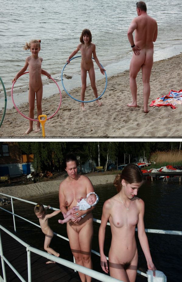 Zdjęcia rodzinny nudyzm mama i córka nudyści (set 9) | Photo family nudism mom and daughter nudists [Kolekcja Naturyzm]