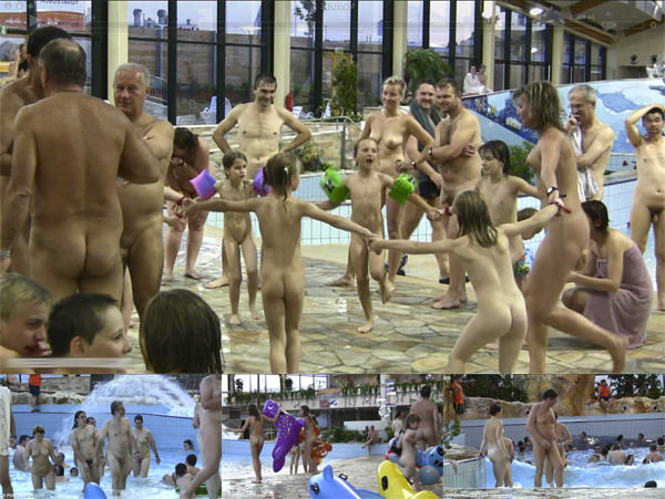 Wideo HD rodzinny nudyzm nowy film basenie dorośli i młodzi nudyści | Video HD a family nudism new video the pool, adults and young nudists [Kolekcja Naturyzm]