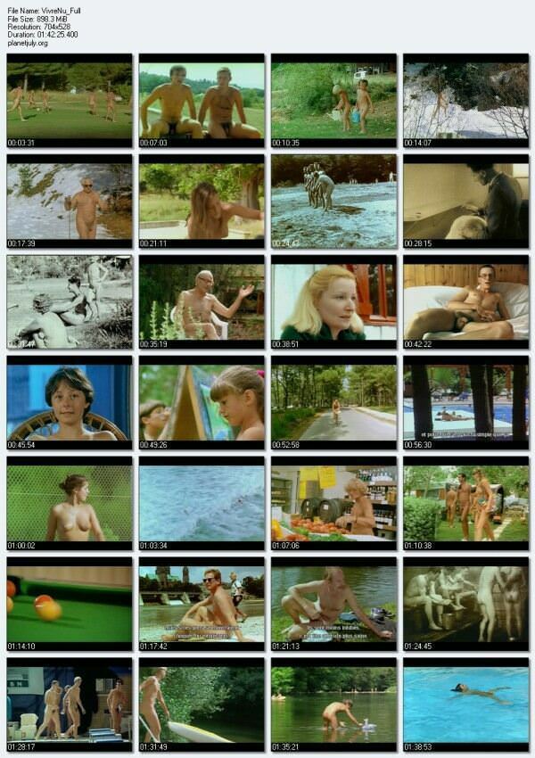 Vivre nu a la recherche du paradis perdu - dokumentalny film DVD o nudyzm Francja | DVD movie documentary about nudism France [Kolekcja Naturyzm]