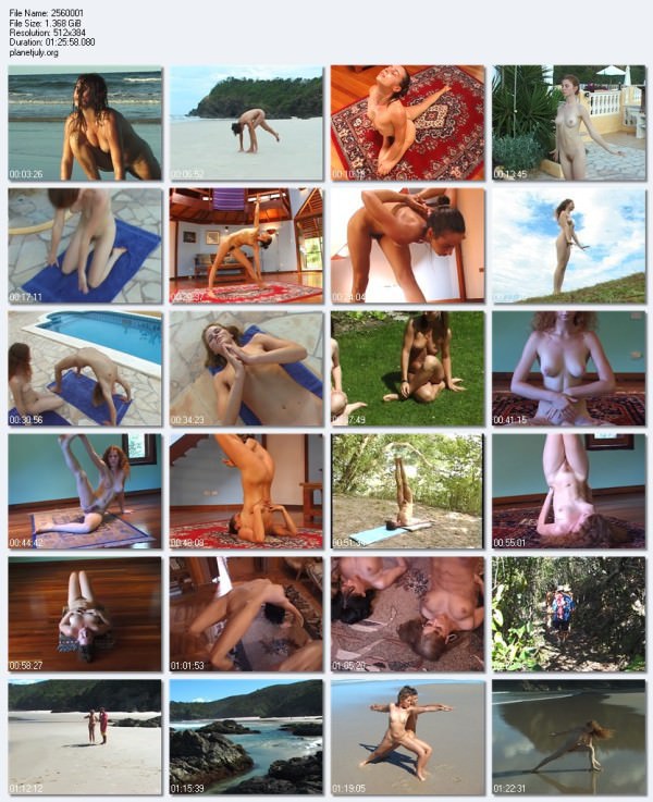 DVD filmy młode nagie dziewczyny zajmują się jogi na łonie natury | DVD video young naked girls do yoga in nature [Kolekcja Naturyzm]