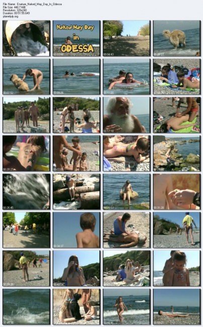 naken may day i Odessa - wideo dokumentalny nudyzm filmy | Documentary nudism of video [Kolekcja Naturyzm]