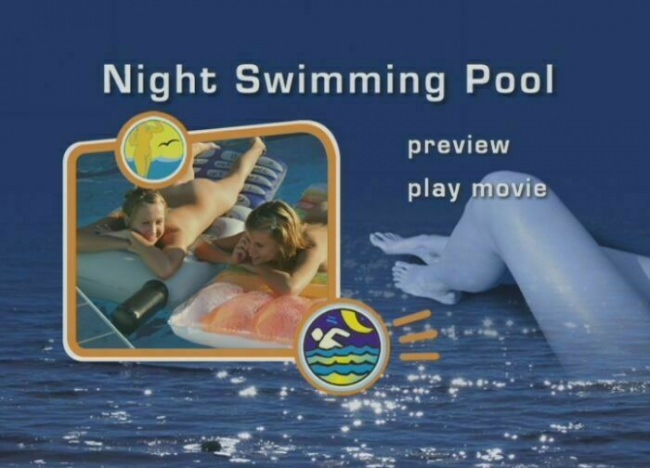 Night swimming pool - Rodzina nudyzm DVD wideo  | Family nudism DVD video [Kolekcja Naturyzm]