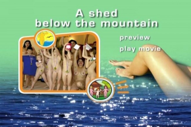 A Shed Below the Mountain - Nudyzm rodzinny film DVD | DVD video family nudism [Kolekcja Naturyzm]