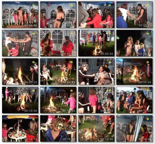 Night merry making - Video naturyzm DVD | DVD video naturism [Kolekcja Naturyzm]