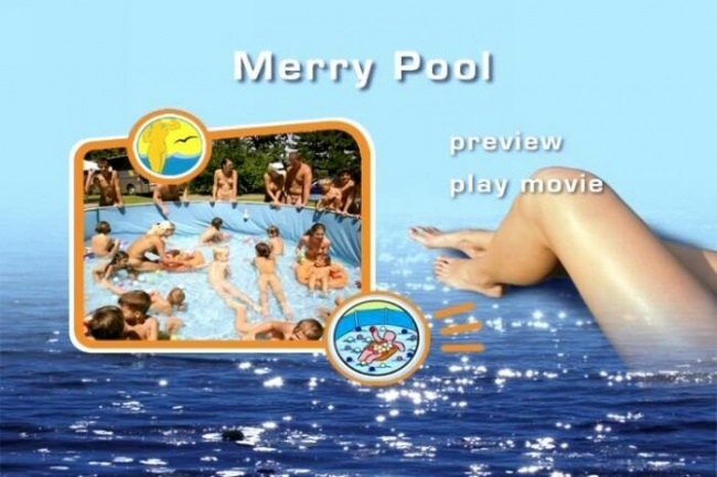 Merry Pool - Nudyzm rodzinny film DVD na zewnątrz | DVD video family nudism outdoors [Kolekcja Naturyzm]