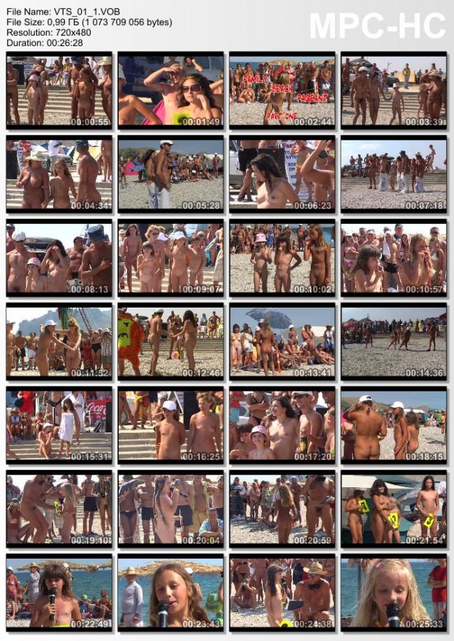 Konkurs piękności nudyzm wideo na plaży (part 1) | Video nudism Beauty Contest on the beach [Kolekcja Naturyzm]