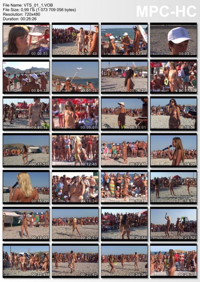 Konkurs piękności nudyzm wideo na plaży (part 2) | Video nudism Beauty Contest on the beach [Kolekcja Naturyzm]