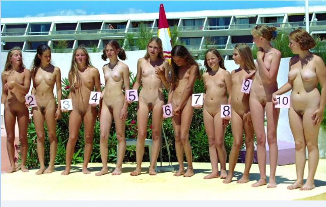 Konkurs piękności zdjęcia młodych nudystów (set 9) | Beauty contest young nudists photos [Kolekcja Naturyzm]