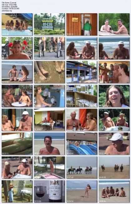 Euronat -  Film europejski obozu dla nudystów| Video european nudist camp [Kolekcja Naturyzm]